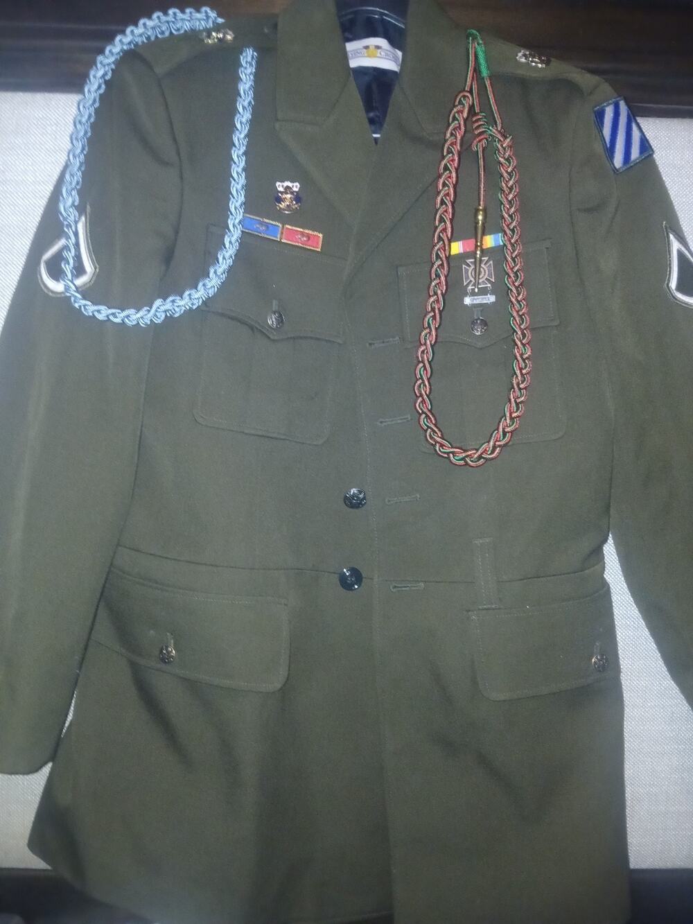 AGSU ARMY SERVICE UNIFORM MEN'S COAT, (SZ: 38 Full Set One Of A Kind